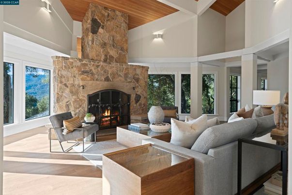 Fireplace, Interior, Living room, Wooden Ceilings, Wood Texture Flooring