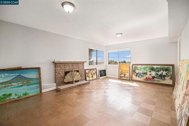 Fireplace, Interior, Wood Texture Flooring