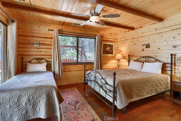 Bedroom, Interior, Wooden Beams, Wooden Ceilings, Wood Texture Flooring, Wooden Walls