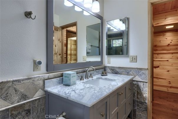 Bathroom, Interior, Wood Texture Flooring, Wooden Walls