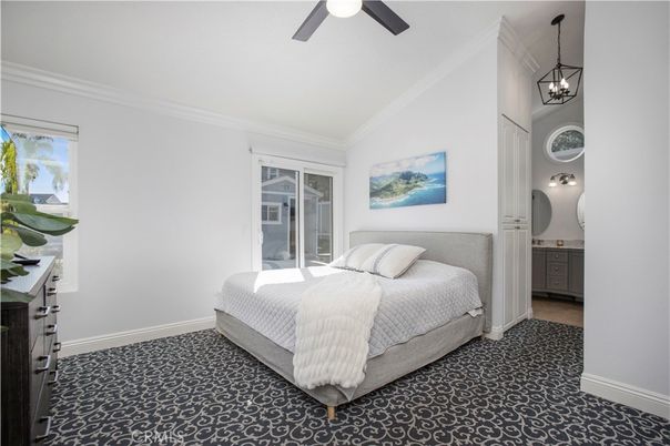 Bedroom, Interior, Pendant Lights