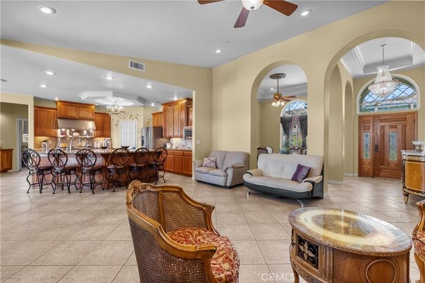 Chandelier, Interior, Kitchen, Living room, Recessed Lighting
