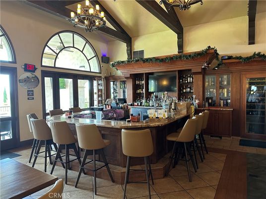 Chandelier, Interior, Wooden Beams