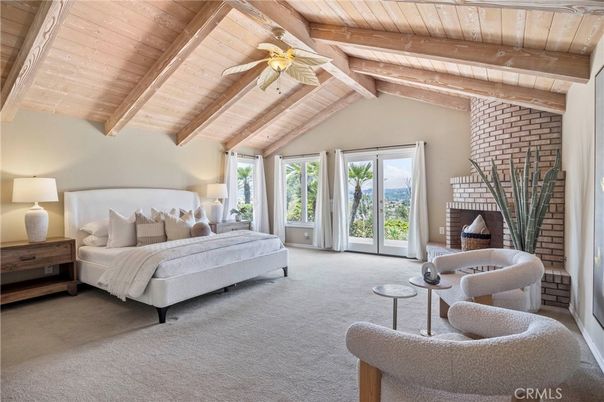 Bedroom, Interior, Wooden Beams, Wooden Ceilings