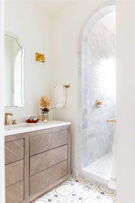 Bathroom, Glass Shower, Interior