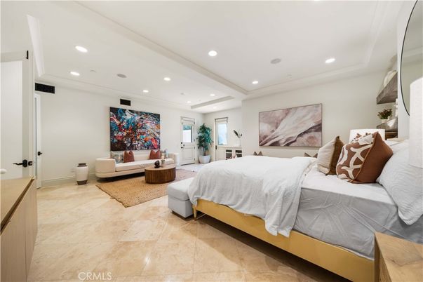 Bedroom, Interior, Recessed Lighting