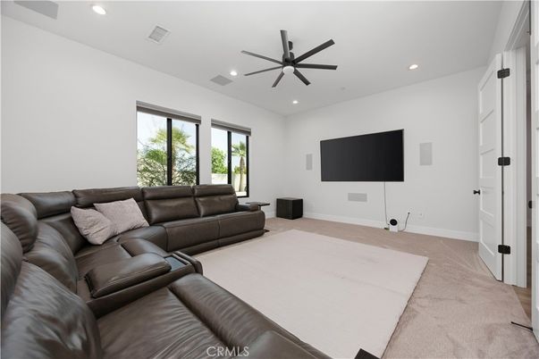 Interior, Living room, Recessed Lighting