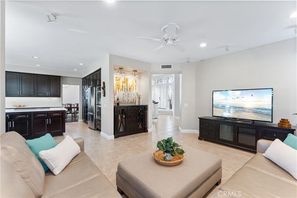 Interior, Kitchen, Living room, Recessed Lighting