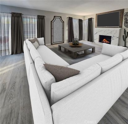 Fireplace, Interior, Living room, Wood Texture Flooring