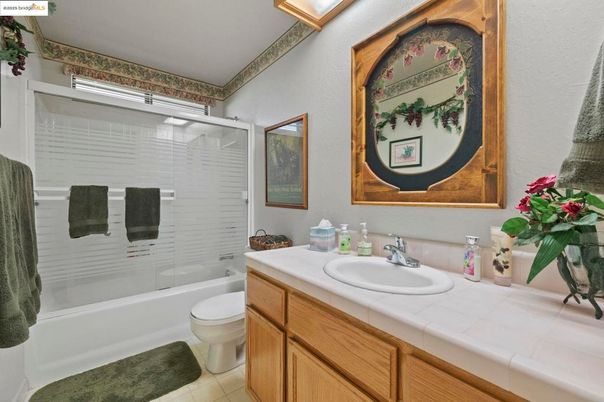 Bathroom, Glass Shower, Interior, Tile Countertops