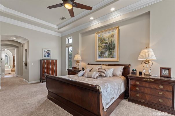 Bedroom, Interior, Recessed Lighting