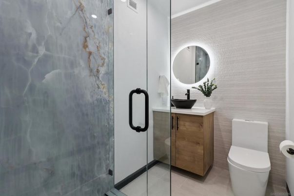 Bathroom, Glass Shower, Interior