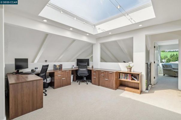 Home Office, Interior, Recessed Lighting