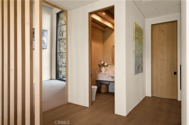 Bathroom, Empty room, Interior, Wood Texture Flooring