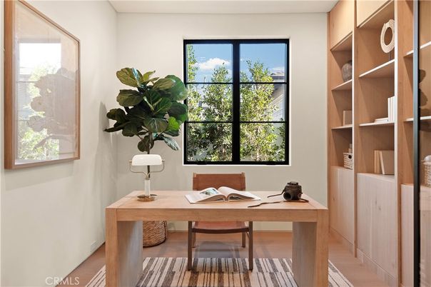 Home Office, Interior, Wood Texture Flooring