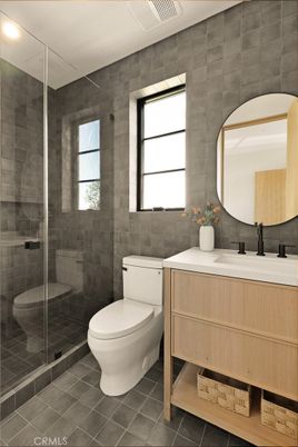 Bathroom, Glass Shower, Interior