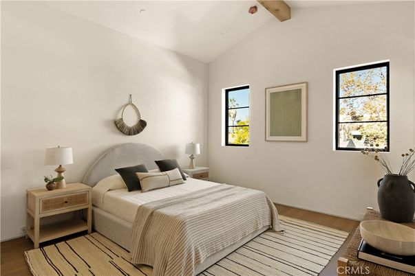 Bedroom, Interior, Wooden Beams, Wood Texture Flooring
