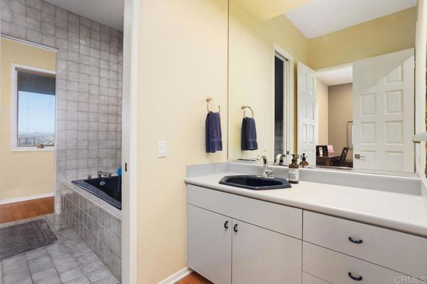 Bathroom, Dual Sink Vanities, Interior, Wood Texture Flooring