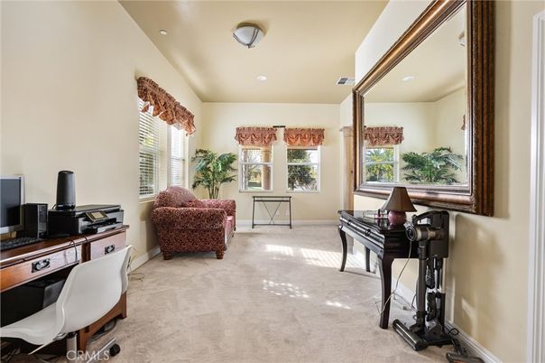 Home Office, Interior, Recessed Lighting