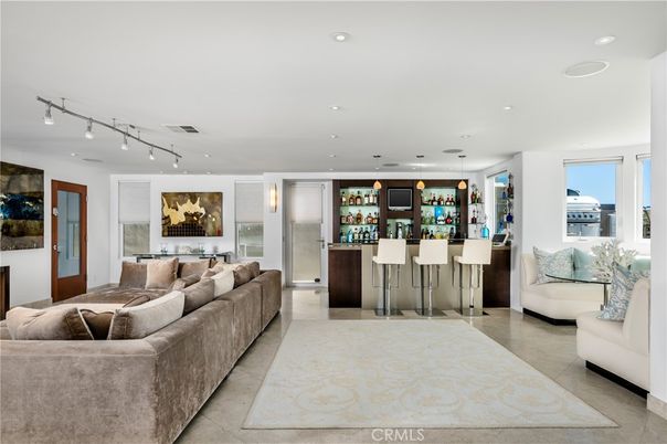 Interior, Living room, Recessed Lighting