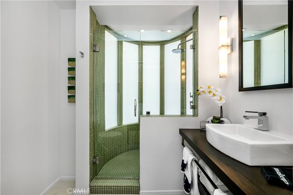 Bathroom, Glass Shower, Interior