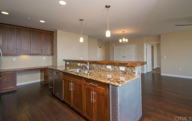 Chandelier, Interior, Kitchen, Pendant Lights, Recessed Lighting, Wood Texture Flooring