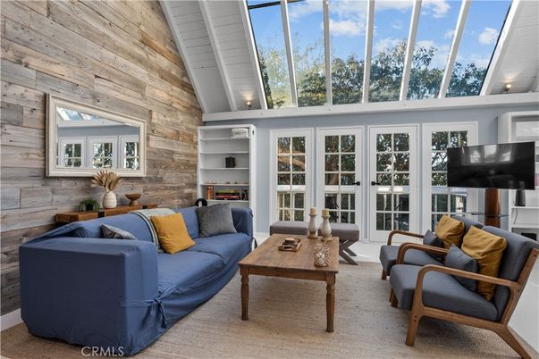Interior, Living room, Sun Room, Wooden Walls