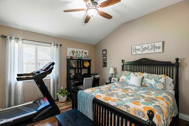 Bedroom, Fitness Equipment, Home Office, Interior, Wood Texture Flooring