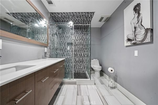 Bathroom, Glass Shower, Interior