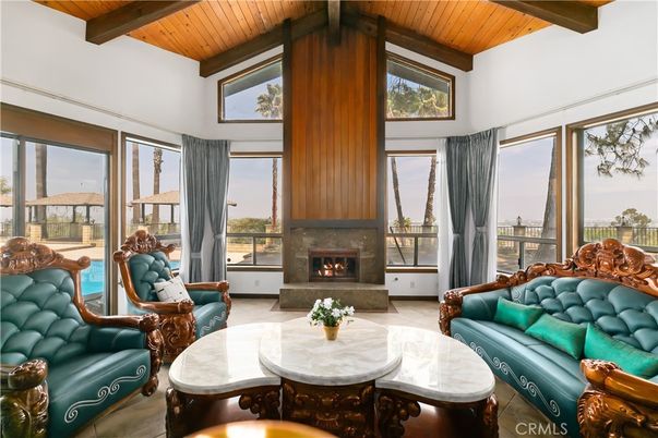 Dining room, Fireplace, Interior, Living room, Wooden Beams, Wooden Ceilings