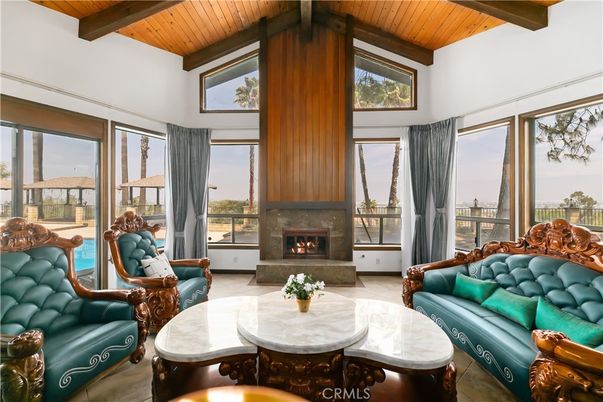 Dining room, Fireplace, Interior, Living room, Wooden Beams, Wooden Ceilings