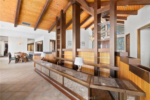 Chandelier, Dining room, Interior, Wooden Beams, Wooden Ceilings