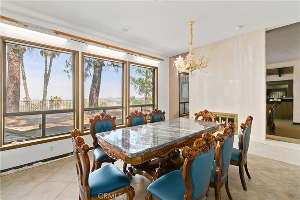 Chandelier, Dining room, Interior, Recessed Lighting