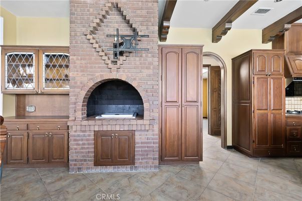Fireplace, Interior, Stone Walls