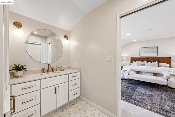 Bathroom, Bedroom, Dual Sink Vanities, Interior, Recessed Lighting