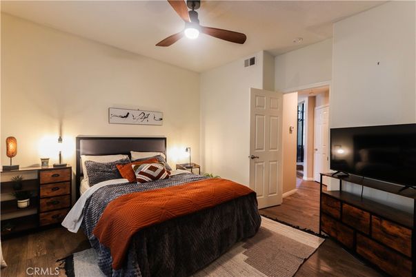 Bedroom, Interior, Wood Texture Flooring