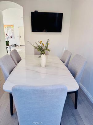Dining room, Interior, Wood Texture Flooring