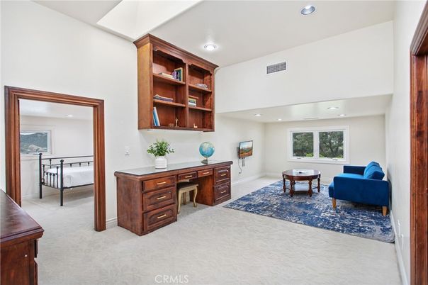 Bedroom, Home Office, Interior, Recessed Lighting