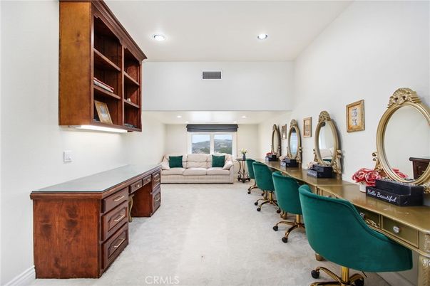 Home Office, Interior, Recessed Lighting