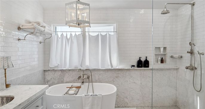 Bathroom, Free Standing Baths, Glass Shower, Interior