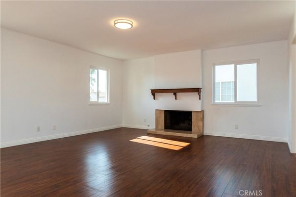 Empty room, Fireplace, Interior, Wood Texture Flooring