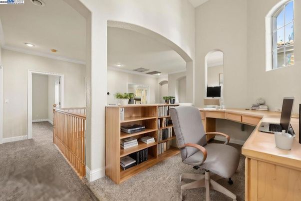 Home Office, Interior, Recessed Lighting