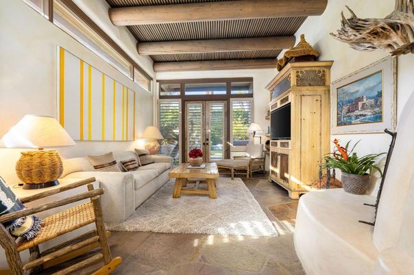 Interior, Living room, Wooden Beams