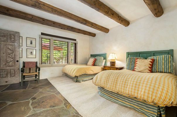 Bedroom, Interior, Wooden Beams