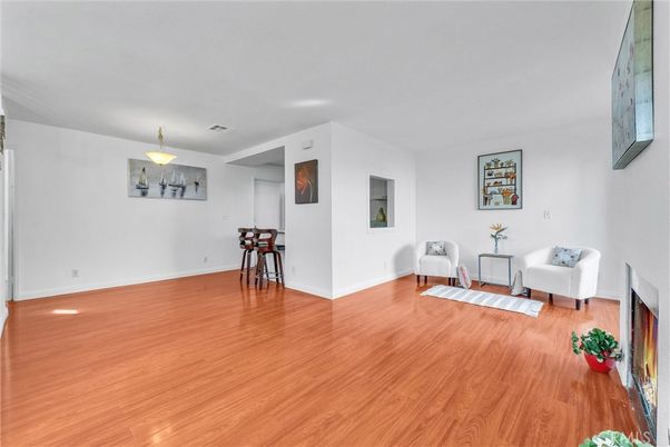 Dining room, Fireplace, Interior, Wood Texture Flooring