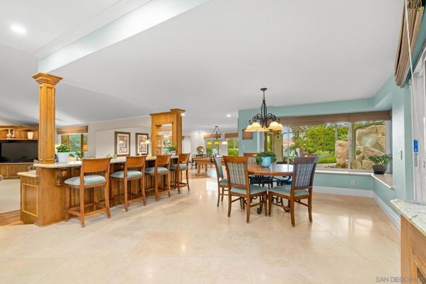 Dining room, Interior, Kitchen, Pendant Lights, Recessed Lighting