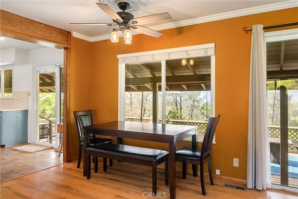 Dining room, Interior, Wood Texture Flooring