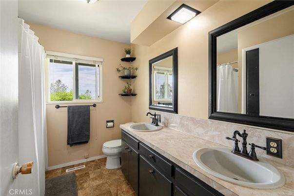 Bathroom, Dual Sink Vanities, Interior, Tile Countertops