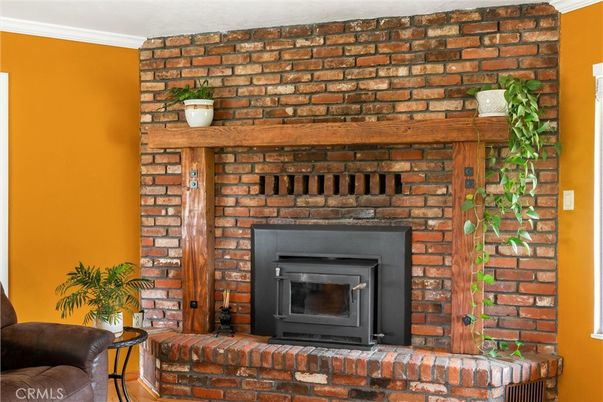 Fireplace, Interior, Stone Walls