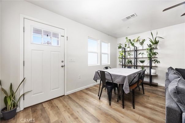 Dining room, Interior, Wood Texture Flooring